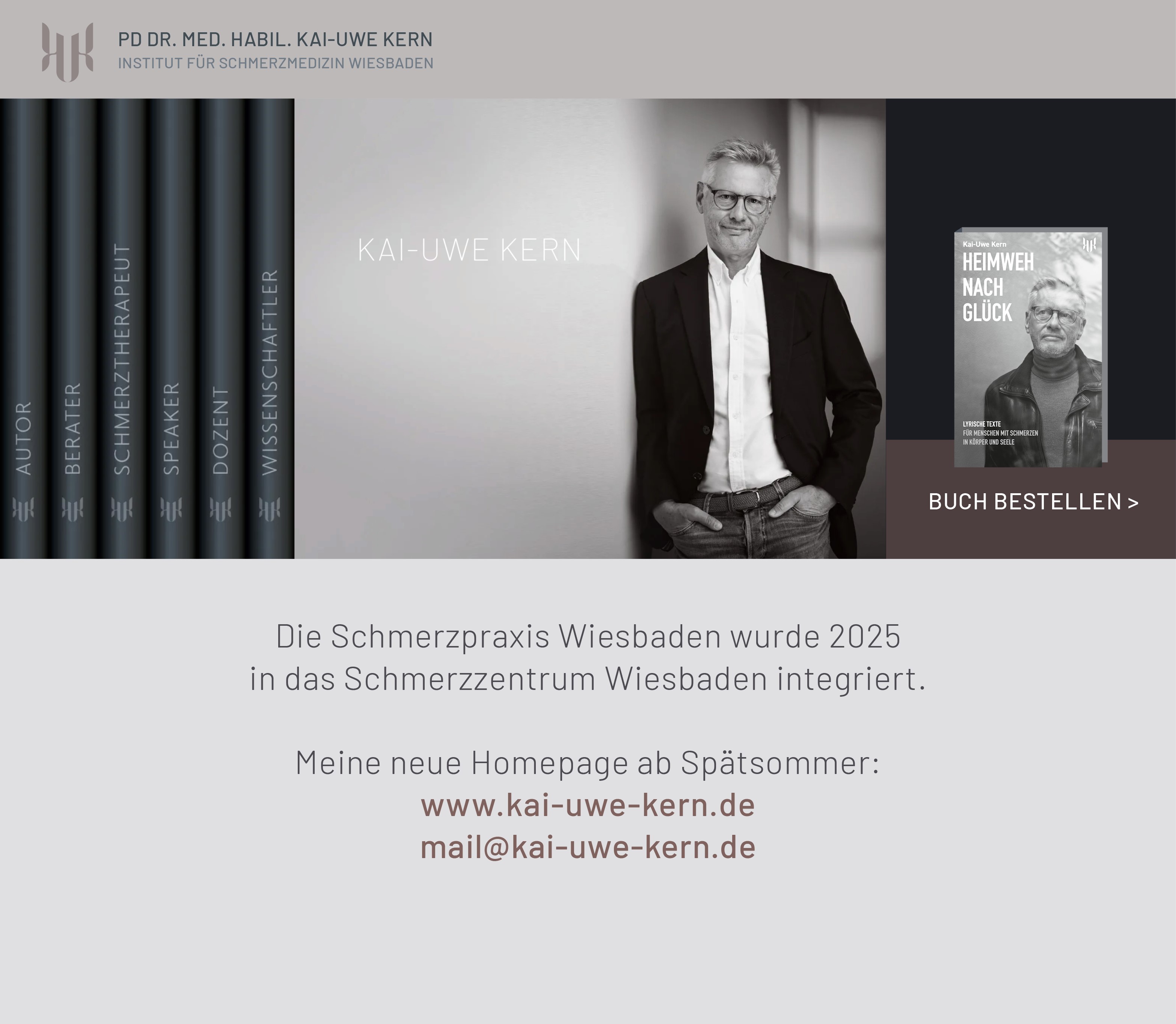 Interims Homepage der Schmerzpraxis Wiesbaden